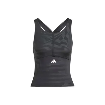 Adidas Free Shipping With AdiClub Techfit Printed Crop Training Tank Top