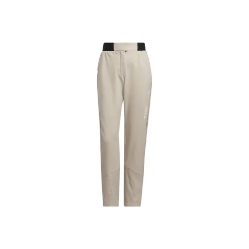 Adidas National Geographic Co branded Section Sports Pants Women's Light Umber