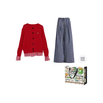 Dippanis Casual Suit Women's Red