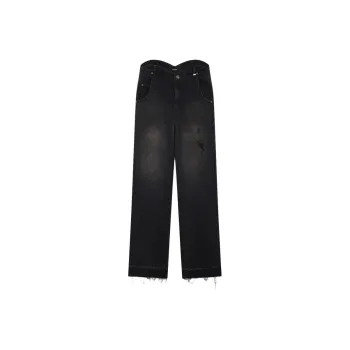 WE11DONE FW24 Jeans Women's Black