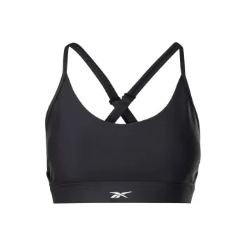 Reebok CYCLED Collection LUX STRAPPY SPORTS BRA Sports Underwear Women's Black