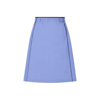 FILA Casual Long Skirts Women's Blue Star Flower Blue