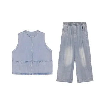 ERIRI Casual Suit Women's Light Blue