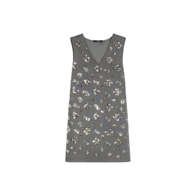 WEEKEND MaxMara Sleeveless Dress Women's Gray-0