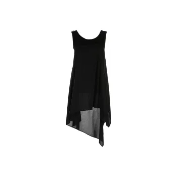 Yohji Yamamoto Sleeveless Dress Women's Black