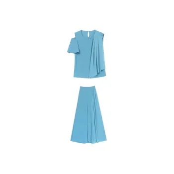 Mapping Casual Suit Women's Blue