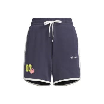 Adidas Originals RETRO CAMP GRAPHIC SHORTS Casual Shorts Women's Dark Navy Blue