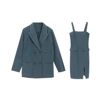 BRASS SCOUT Two Piece Skirt Sets Women's