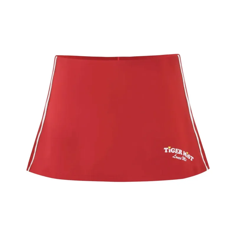 Tiger Mist SS24 DELANEY SKORT Casual Short Skirts Women's Red-0