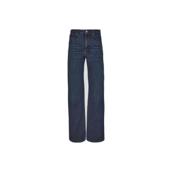 SportMax Logo Patch Straight Leg Jeans