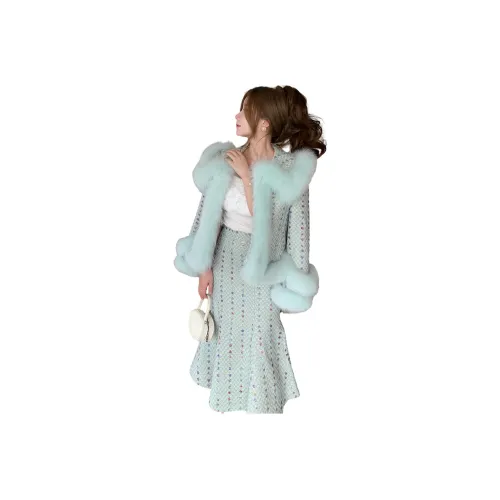 BETTER BING Skirt Set Women's Cyan