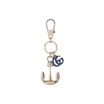 GUCCI Metal Keychains Unisex Silver