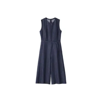 MUJI Jumpsuit Women's Navy Blue