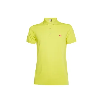 Burberry Polo Shirt Men's Yellow