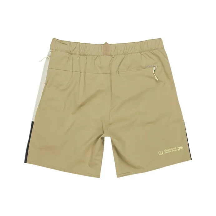 Quiksilver Omni Training Sports Shorts Men's Yellow Green-1