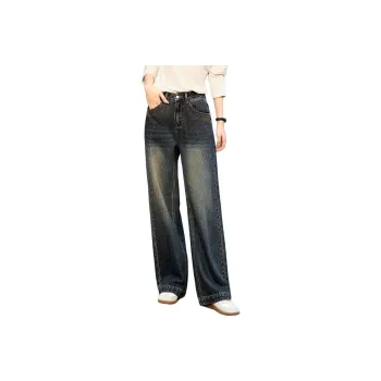 Mo Han Yi Mei Jeans Women's Vintage Blue