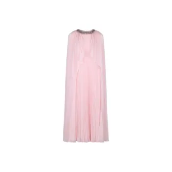 Self portrait Chiffon Cape Midi Dress