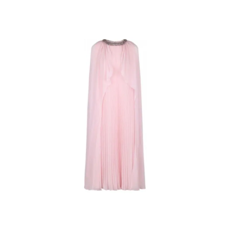 Self portrait Chiffon Cape Midi Dress-0