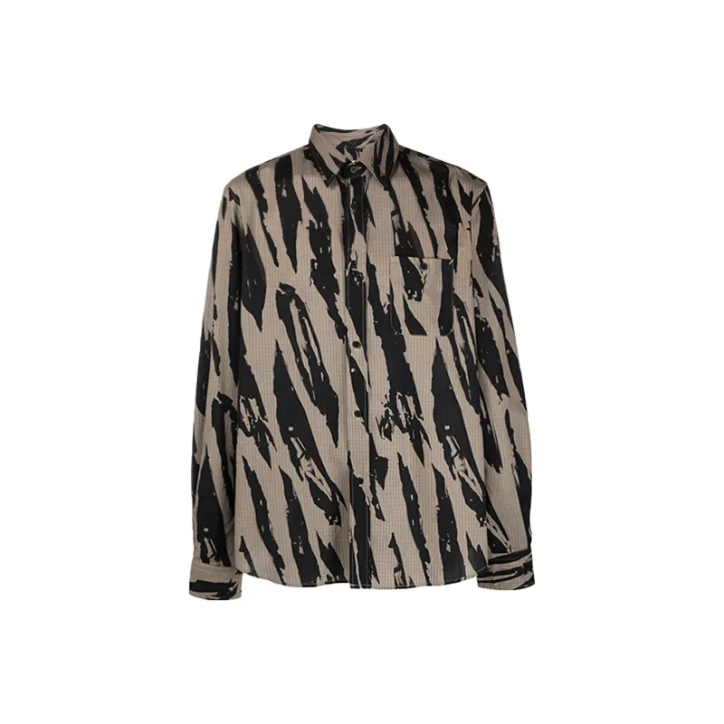 KENZO Shirts Men Brown-0