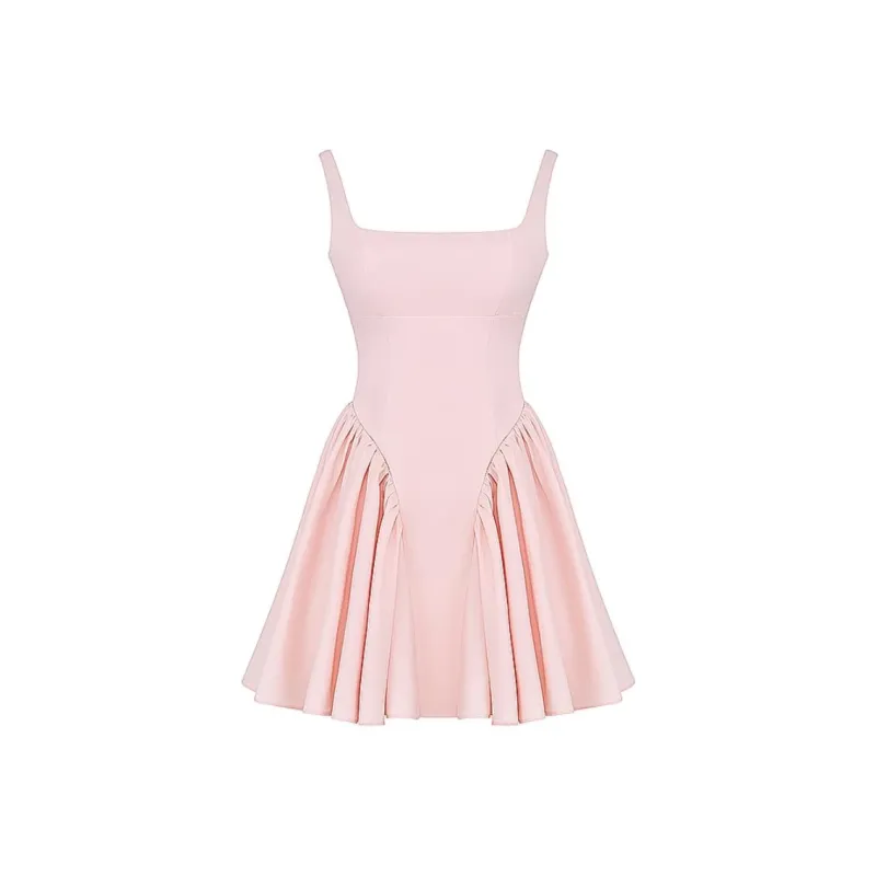 HOUSE OF CB Florianne Slip Dresses Women's SOFT PEACH/Honey Peach Color-12