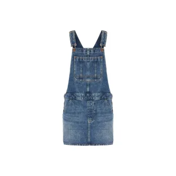 SEVEN FOR ALL MANKIND Denim Dungaree Dress