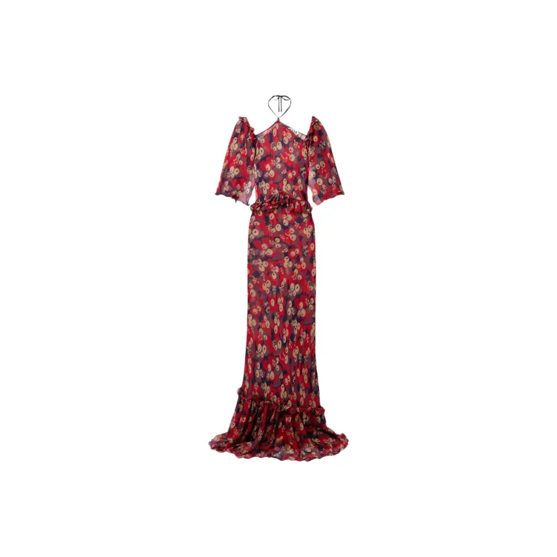 BODE Sleeveless Dress Women's Red-0