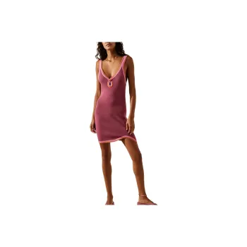 FREE PEOPLE Blair Sweater Mini Slip Dresses Women's Sweetheart Combo