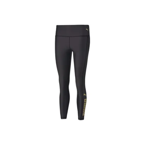 PUMA Fit Eversculpt Logo High Waisted 7/8 Tight Sports Pants Women's Black