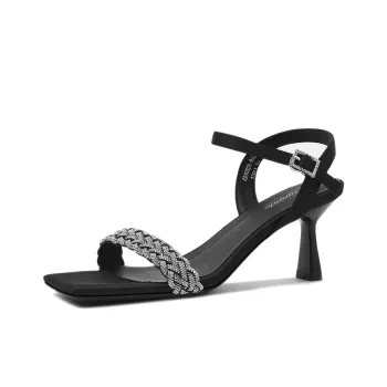 CAMEIDO One Strap Sandals Women's Black