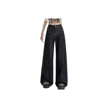 YINLEI Jeans Women's Dark Blue