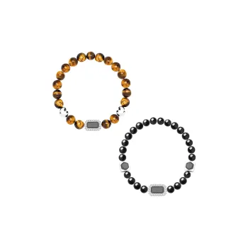 Star Treasures Tiger's Eye Stone Jade Bracelets Unisex