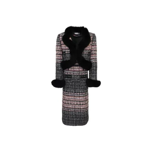 BETTER BING Two Piece Skirt Sets Women's Clothing Sets Coat+Skirt