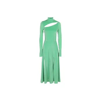 Rotate Long-Sleeved Dresses Women's Green