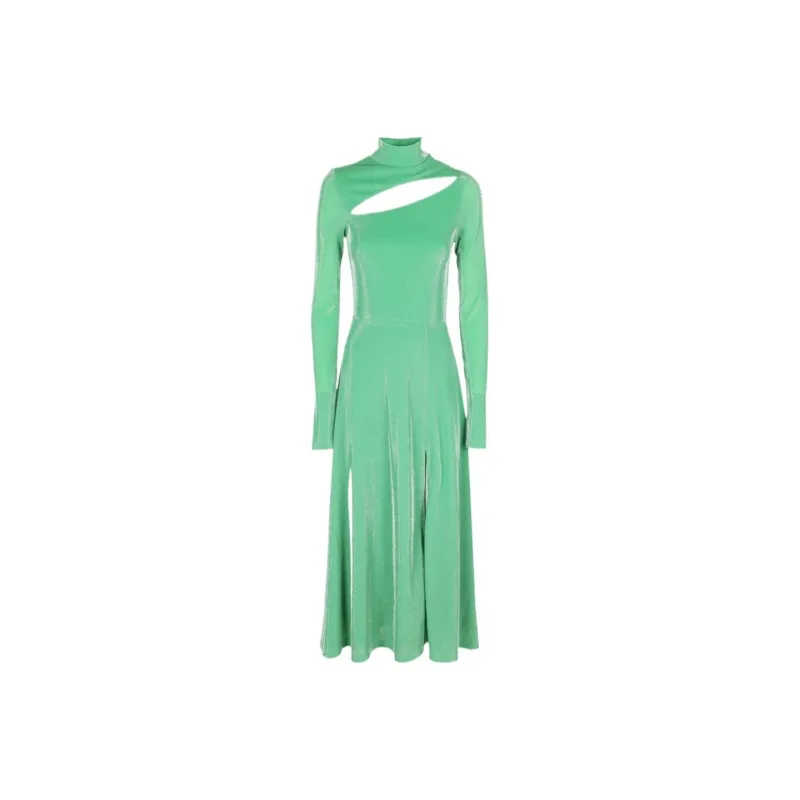 Rotate Long-Sleeved Dresses Women's Green-0