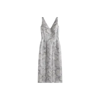 TOTEME Brocade Midi Dress