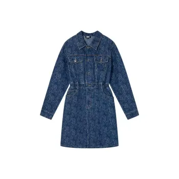 DKNY Denim Short Skirts Women's Blue