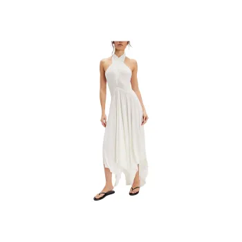 FREE PEOPLE Norma Kamali Convertible Midi Dress Sleeveless Dress Women's CREAM/Cream