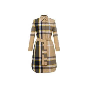 HAZZYS Long Sleeved Dress Women's Beige