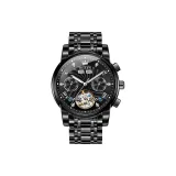 Black Steel Black Dial with Silver Markings