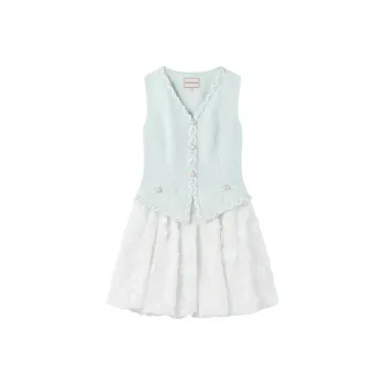 COCOON Sleeveless Dress Women's Green