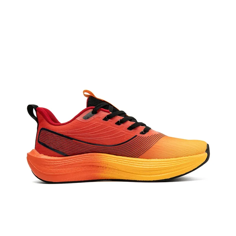 BIANSULONG Running Shoes Men Low Top Fiery Orange-1