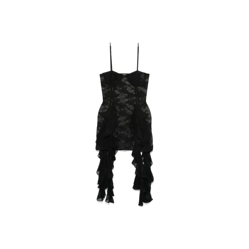 Oséree Volante Mini Dress-0