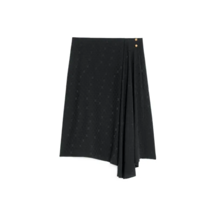 CELINE Casual Short Skirts Women's Black-0