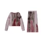 Set (Pink Sweater+Pink Skirt)