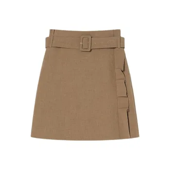 Goodland Casual Short Skirts Women's Khaki