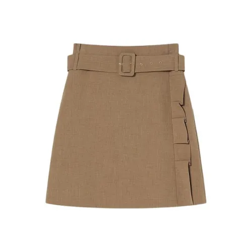 Goodland Casual Short Skirts Women's Khaki
