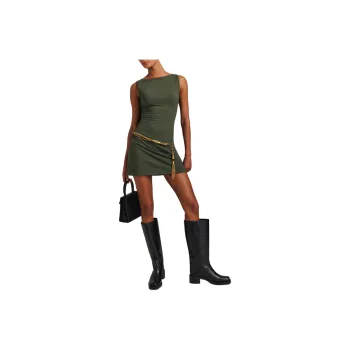 REFORMATION Nataly Knit Dress Sleeveless Dress Women's Feather Color