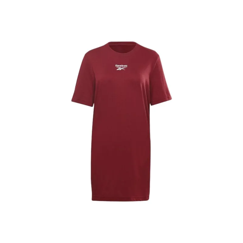 Reebok Short-Sleeved Dresses Women's Burgundy-0