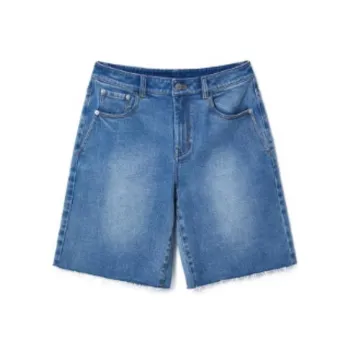 XII BASKET Denim Shorts Women's Marine Blue