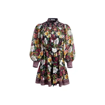 ALICE+OLIVIA Tiffie Floral-print Mini Dress